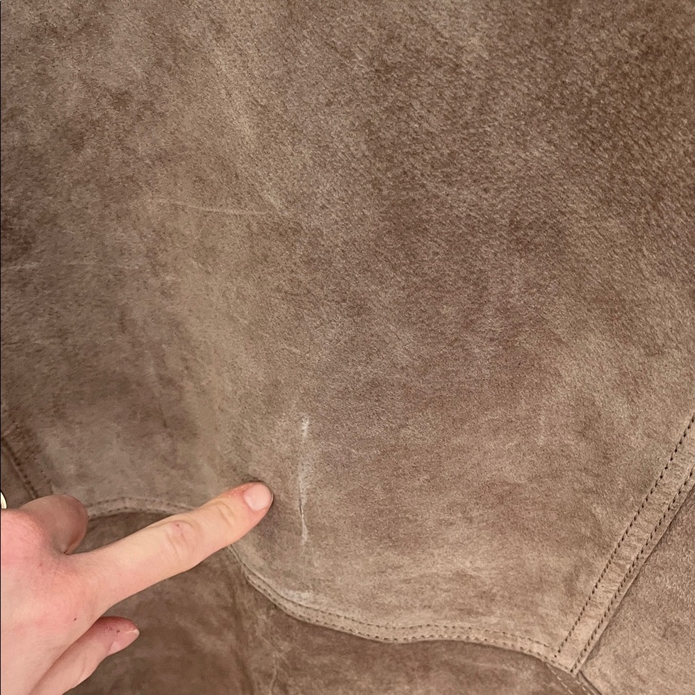 Vintage Brown Suede Men's Coat Laurice Brand - Picture 6 of 10